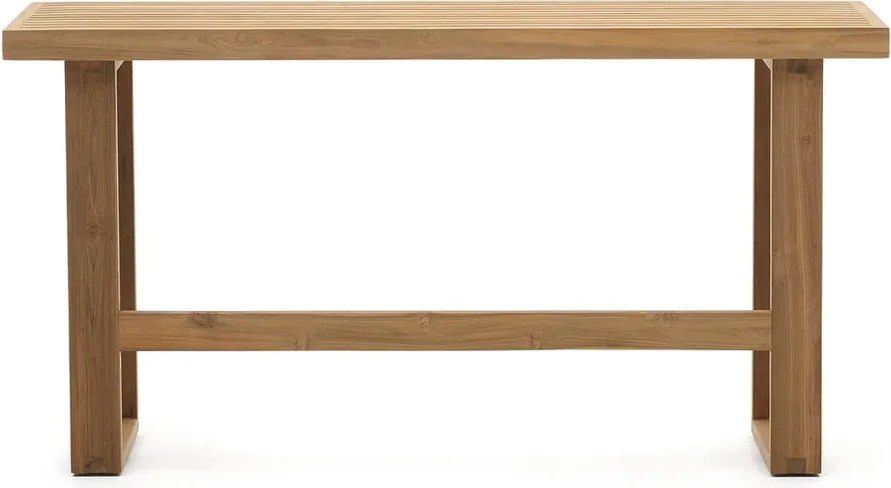 Natúr színű tömörfa kerti pad Canadell – Kave Home