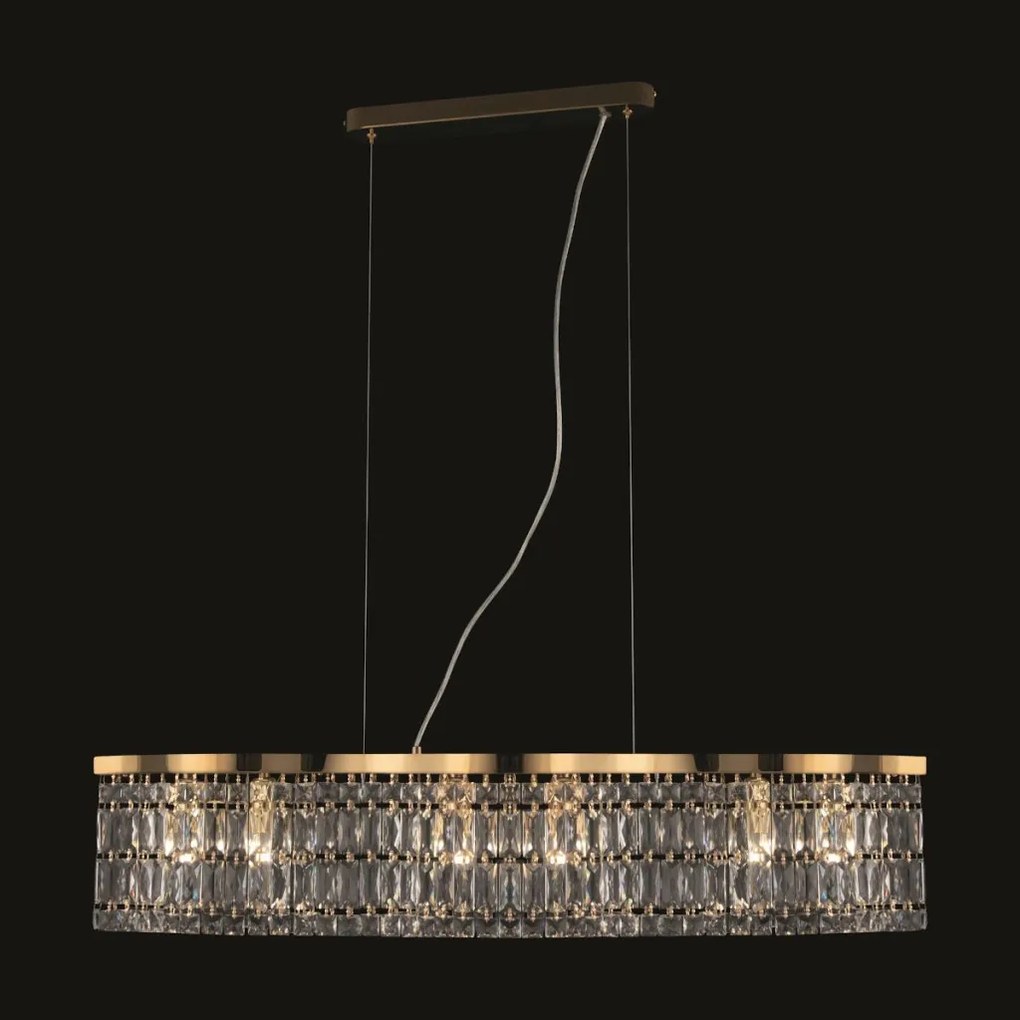 MAYTONI DIA005PL-06G DUNE Kristály Függesztett Lámpa Arany E14 IP20