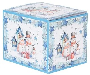 Karácsonyi hóemberes porcelán bögre 430 ml díszdobozban Snowman