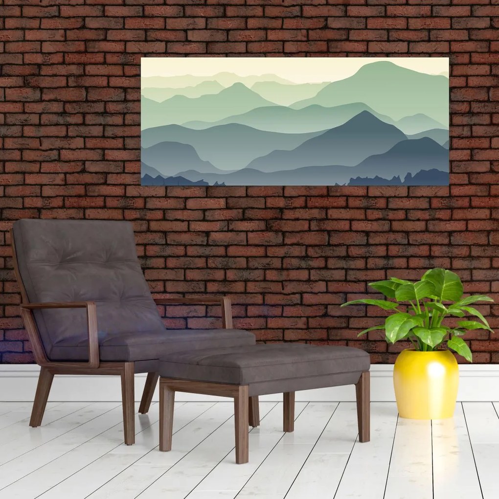 Kép - Forest Mountain (120x50 cm)