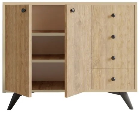 Szekrény WAGA 82x100 cm barna