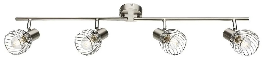 Globo 54809-4 - Spotlámpa TEXAS 4xE14/40W/230V matt króm