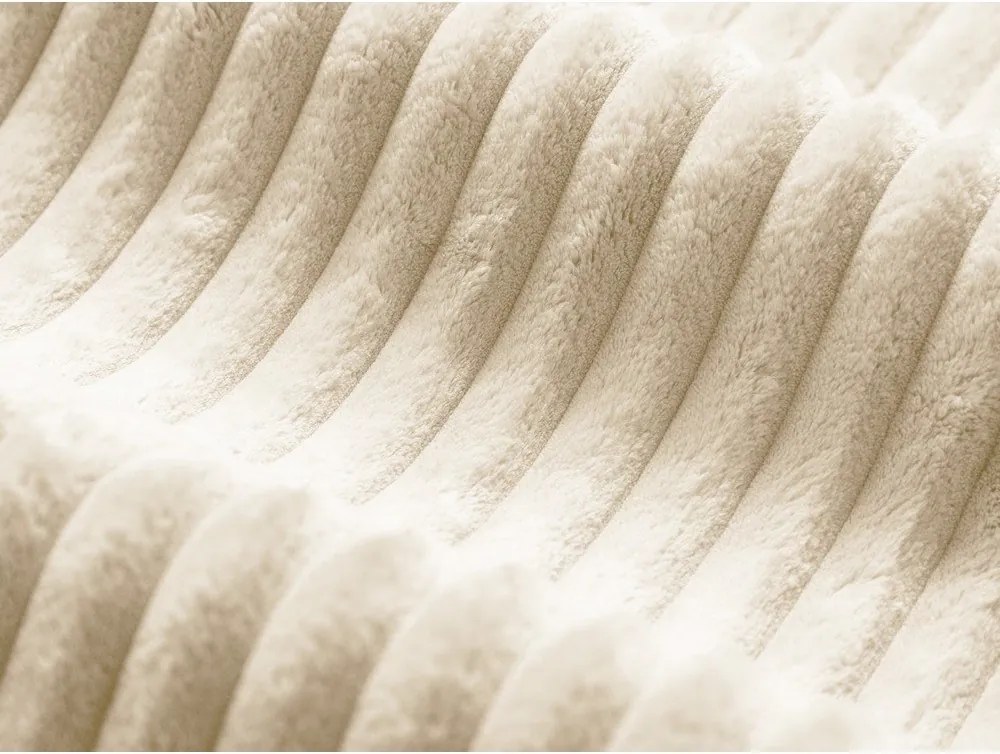 Bézs kárpitozott ágyneműtartós franciaágy ágyráccsal 180x200 cm Martina – Micadoni