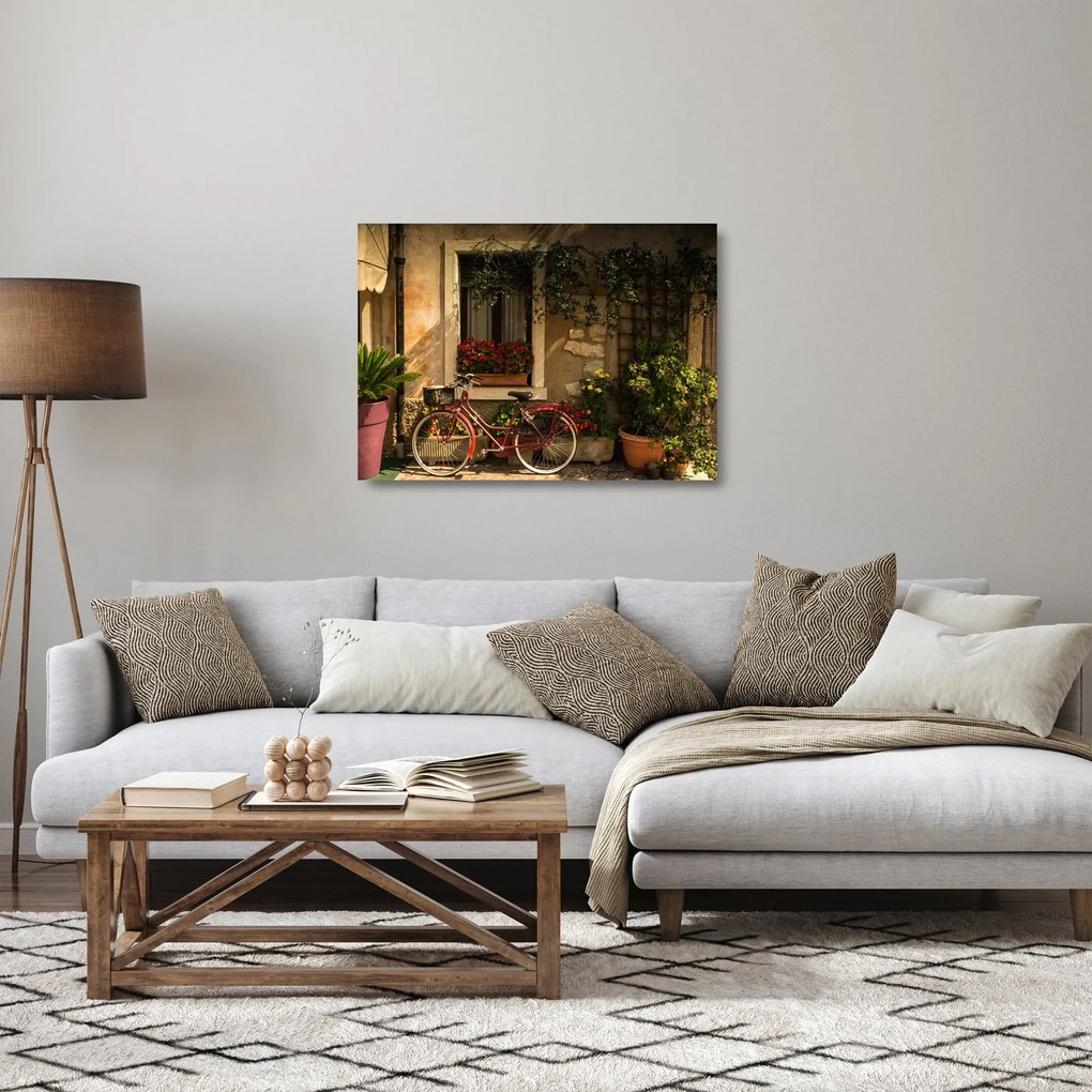 Kép - Festői Olaszország (üvegen) (70x50 cm)