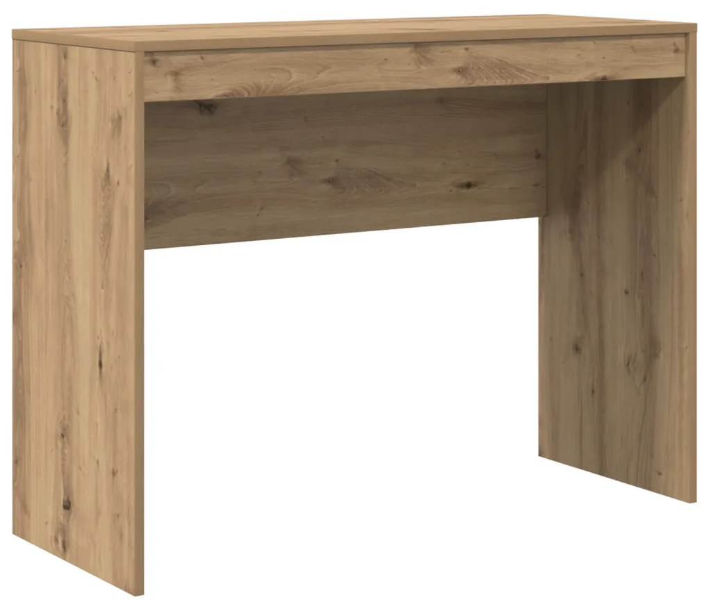 vidaXL Íróasztal Kézműves tölgy Szerelt fa 100 x 40 x 76 cm Íróasztal