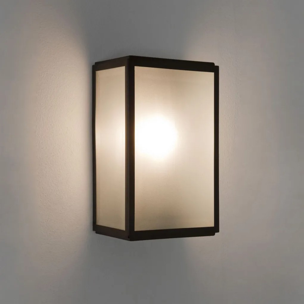 ASTRO LIGHTING 1095039 HOMEFIELD Modern Kültéri Fali Lámpa Fekete Struktúra E27 IP44