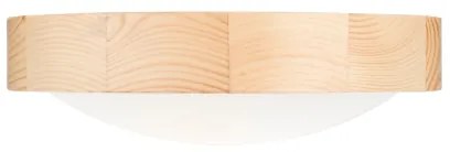 Mennyezeti lámpa NATURAL SLIM 1xE27/60W/230V ø 27 cm fenyő
