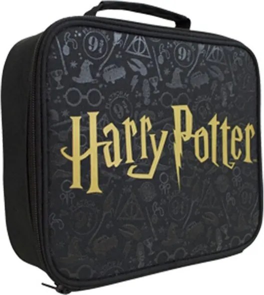 Harry Potter Black thermo uzsonnás táska, hűtőtáska 23 cm
