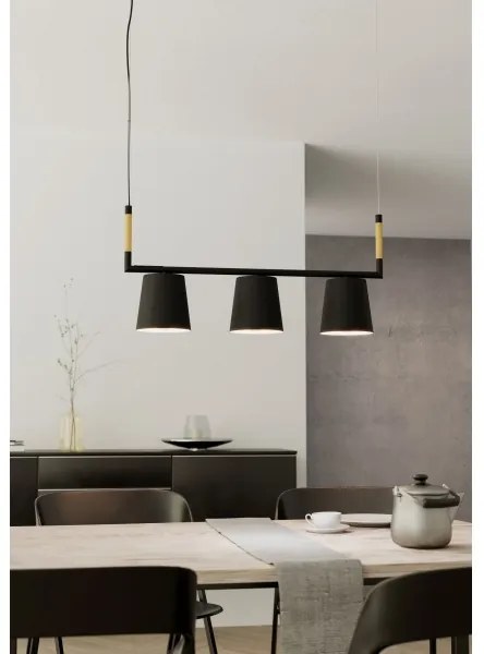 Eglo 43612 - Csillár zsinóron LACEY 3xE27/40W/230V