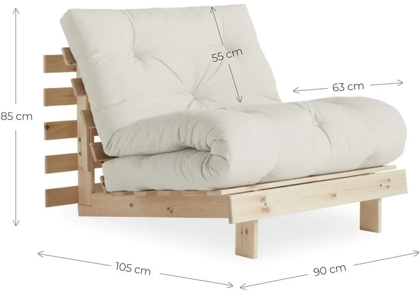 Szürke fotel Roots – Karup Design