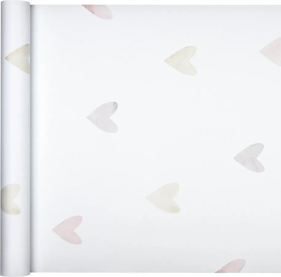 Gyerek tapéta Pasztell szívek a flizelinen