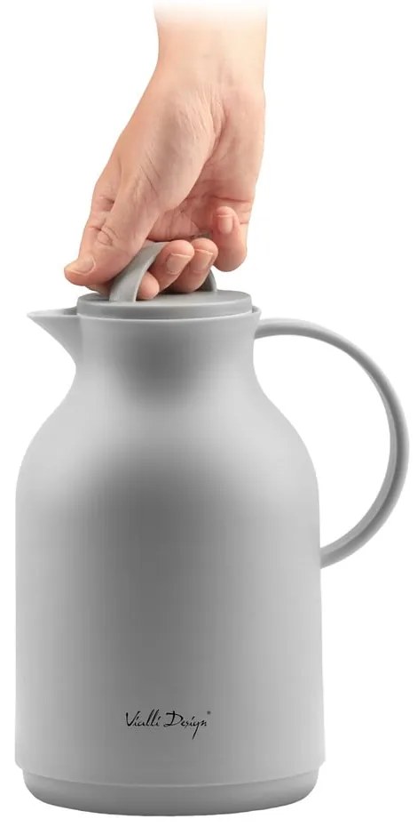 Szürke termosz, 1 l - Vialli Design