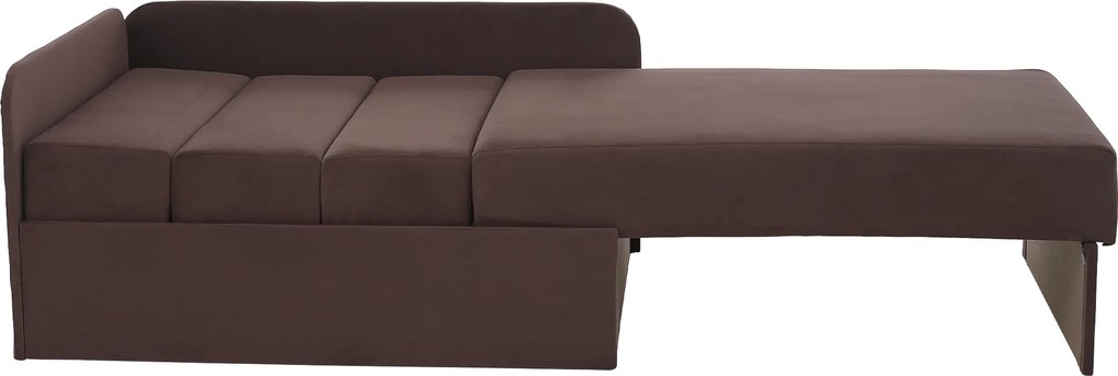 Kinyitható heverő, barna Taupe, MONTES UNI
