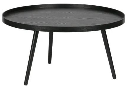 WOOOD - Mesa  XL fa lerakóasztal, fekete