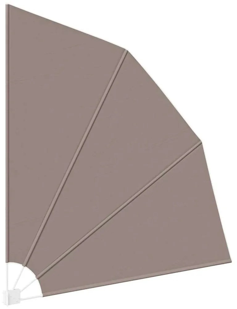 Erkély adatvédelmi képernyő Tópszínű 210 x 210 cm szövet