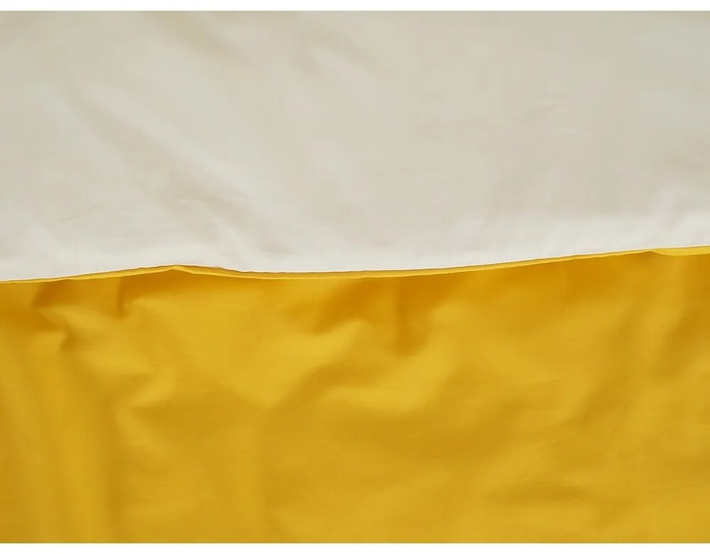 B.E.S. Petrovice Pamut ágynemű Double face mustár/kávé