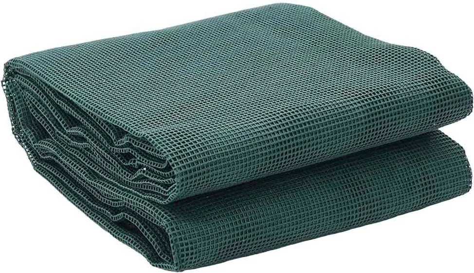 vidaXL Sátor szőnyeg Zöld 250 x 250 cm Poliészter