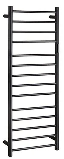 Törölközőszárító 45x132 cm rozsdamentes/fekete
