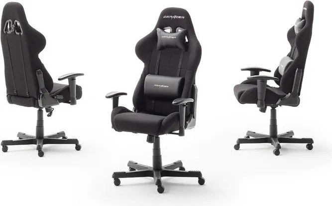 DXRacer irodai gamer szék, fekete