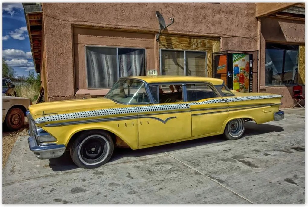 Poszterek 120x80 Taxi Ny Autó