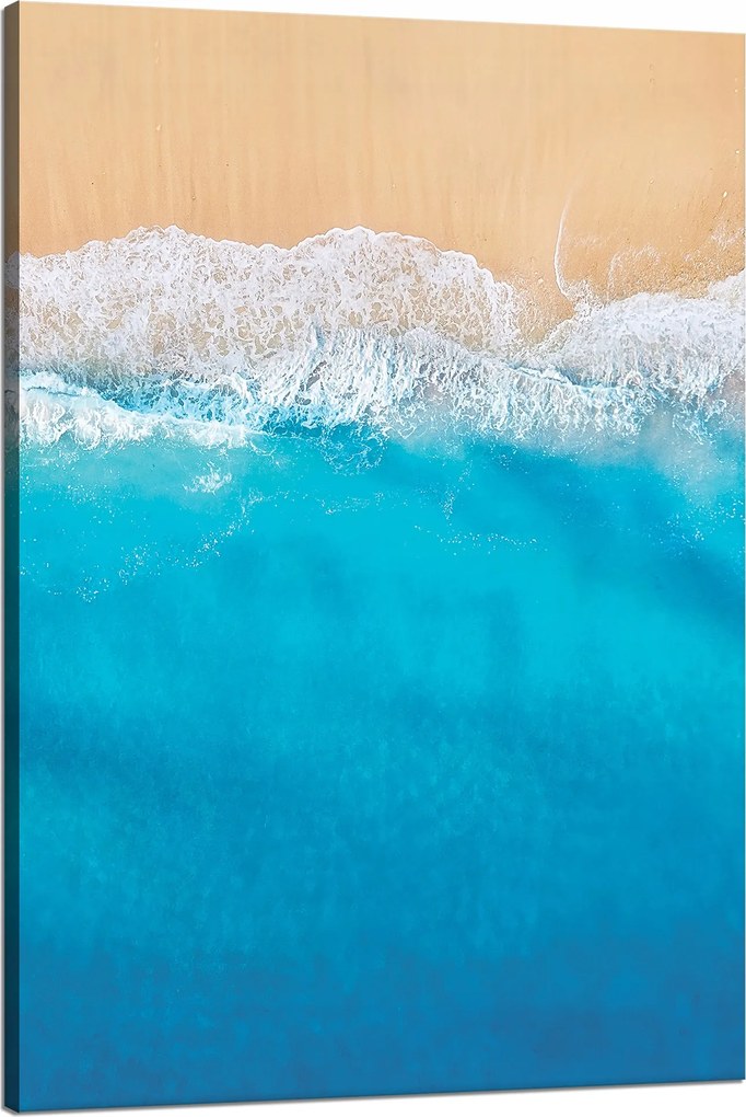 Vászonkép Napsütötte tengerpart Óceán Víz 80x120 cm Ideális ajándék