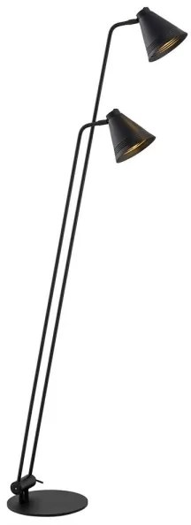 Argon 7077 - Állólámpa AVALONE 2xE27/15W/230V fekete