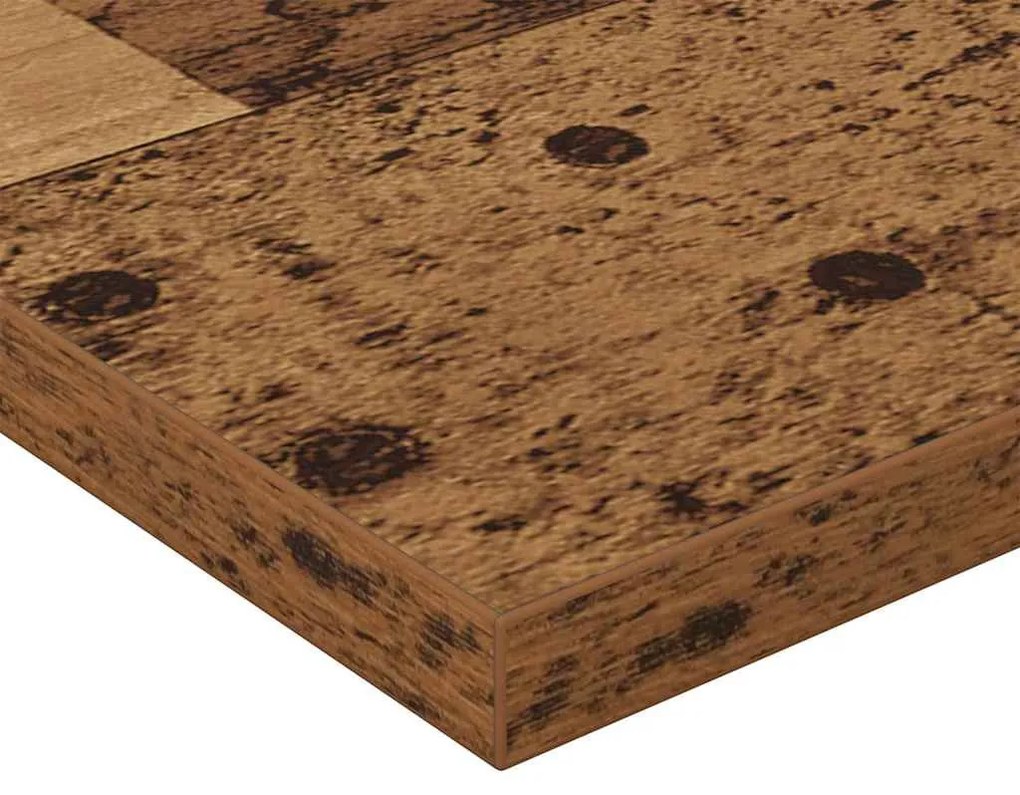 Polcos könyvespolc 4 pcs Barna 100 x 20 x 1.5 cm Faanyag