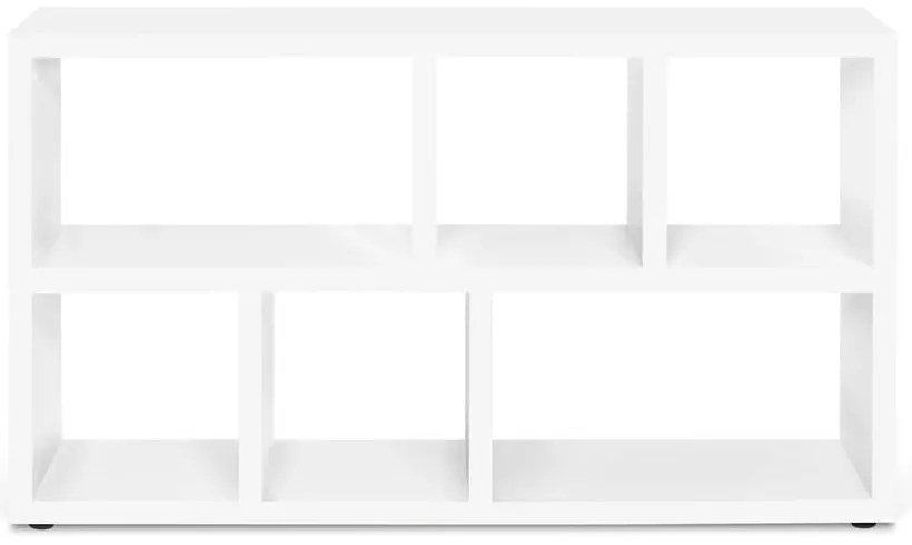 Fehér könyvespolc 150x83 cm Berlin – TemaHome