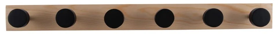 Fekete borovi fenyő fali fogas Knobs – PT LIVING