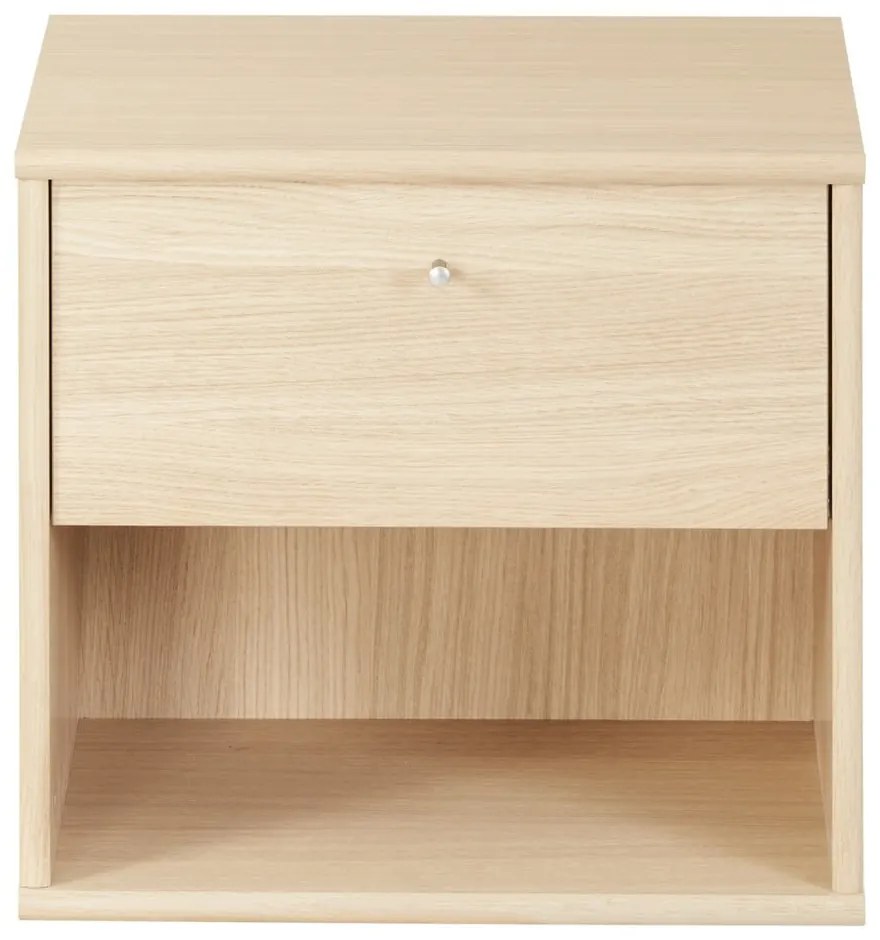 Függő éjjeliszekrény tölgyfa dekorral Mistral - Hammel Furniture