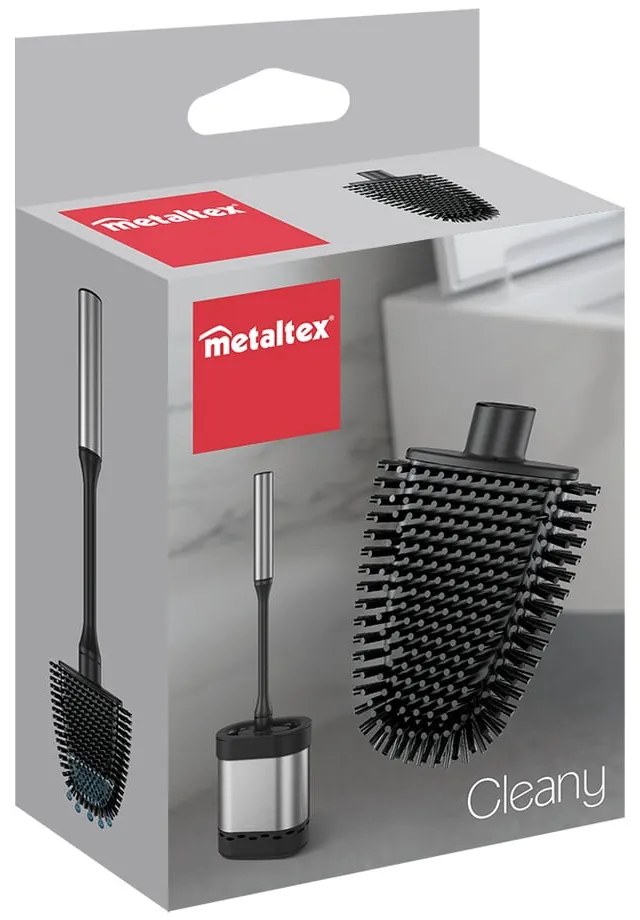 Fekete tartalék WC-kefe – Metaltex