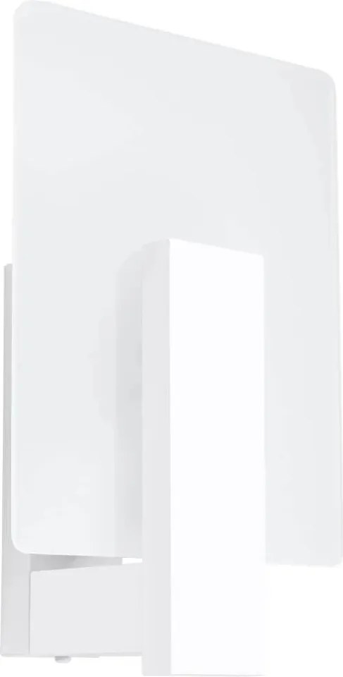 Sollux Lappo fali lámpa fehér fa modern E14 10W