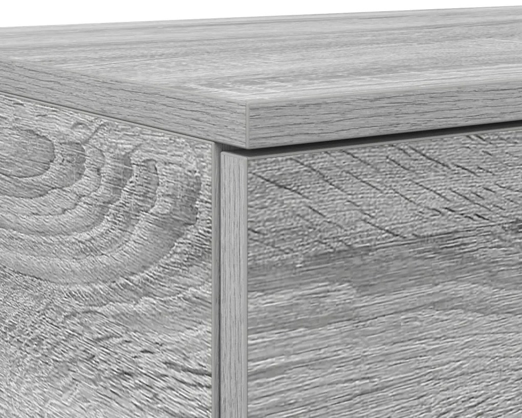 Éjjeli Asztalok Szürke sonoma Szerelt fa 160 x 36.5 x 16.5 cm