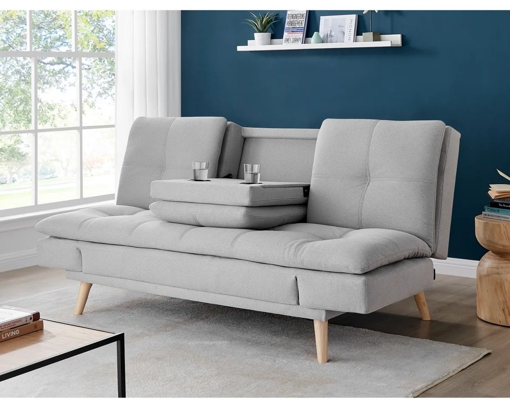 Háromüléses kanapé ASB-4720 SIL2, világosszürke