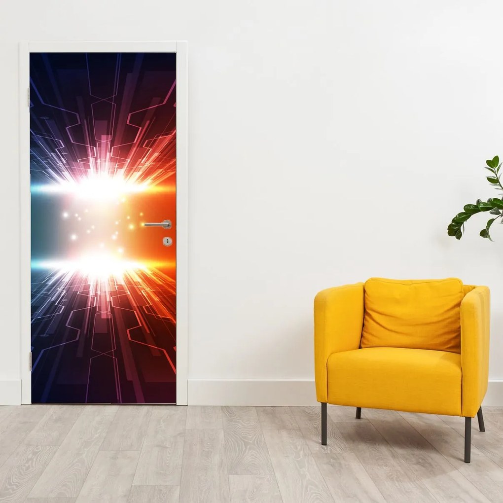 Fotótapéta ajtóra - Aktív töltés (95x205cm)