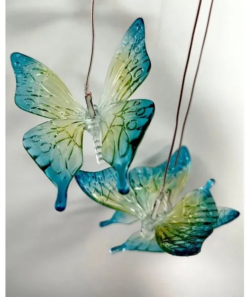 LED RGB napelemes lámpa 6xLED/1,2V 300 mAh IP44 pillangó