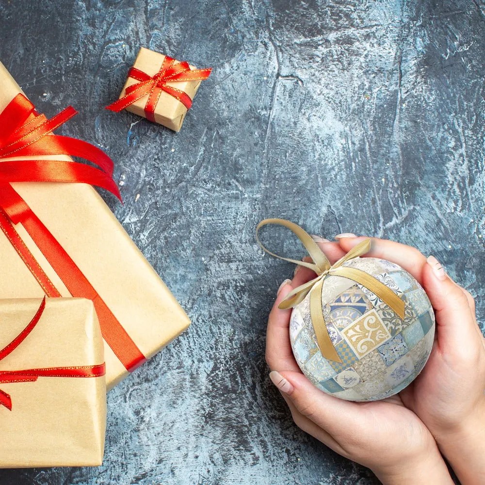 Karácsonyfadísz készlet 6 db-os Classics – Kartos