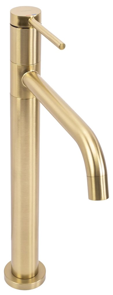 Fürdőszobai csaptelep Rea Lugano Slim Brush Gold High