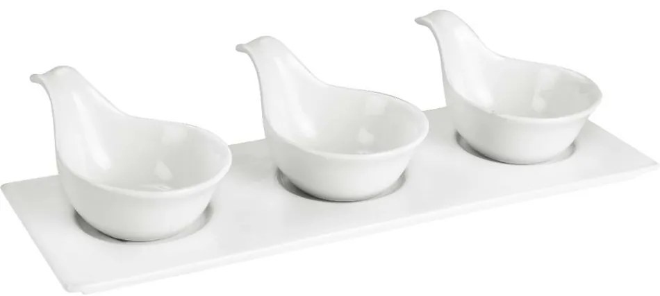 Lamart LT9218 4 részes tálalószett Dine, 34 x 12cm