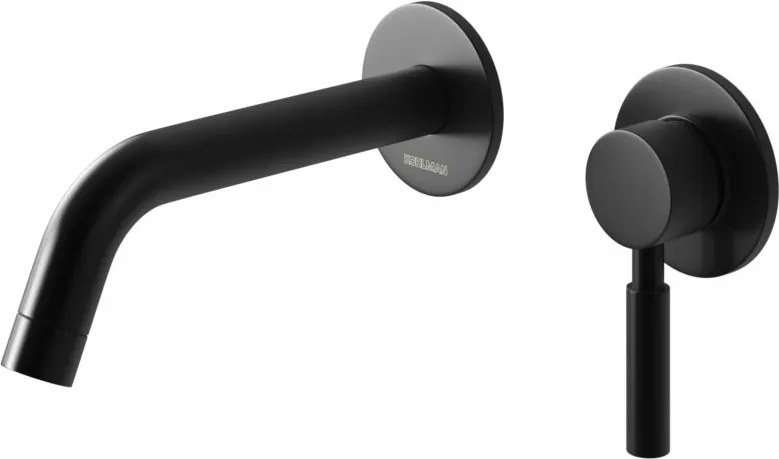 Falsík alatti mosdó csaptelep Kohlman Roxin black fekete QW180RB