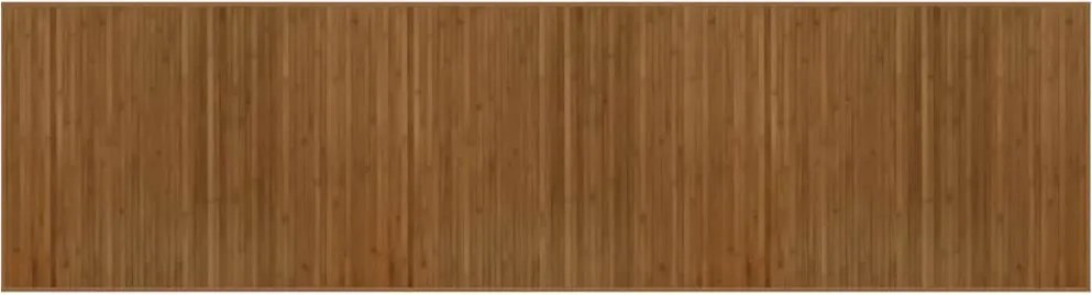 vidaXL négyszögletű barna bambusz szőnyeg 80 x 300 cm