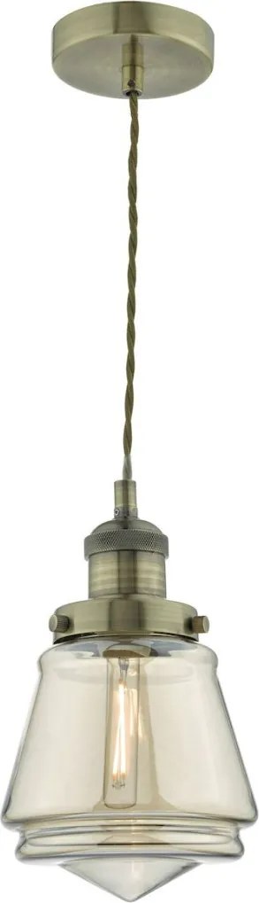 DAR LIGHTING CUR0175 CURTIS Egyágú Függesztett Lámpa Fém E27 IP20