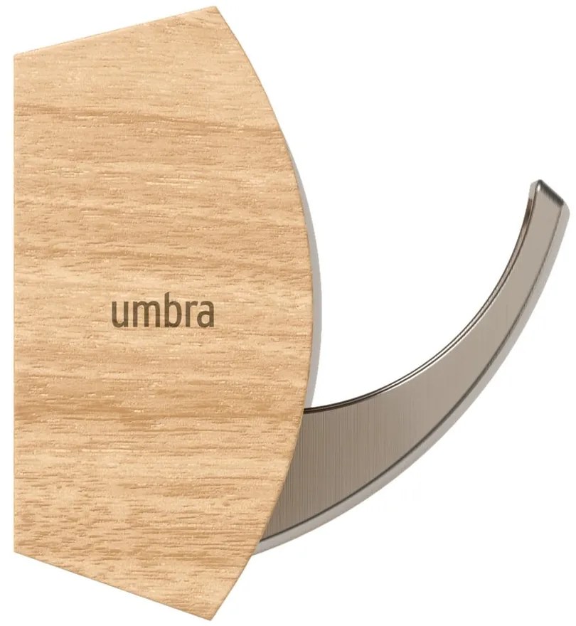 Natúr színű nyárfa fali fogas Flip – Umbra