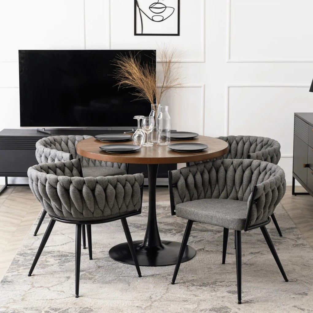 Szürke Fonott Étkezőszék EMPOLI