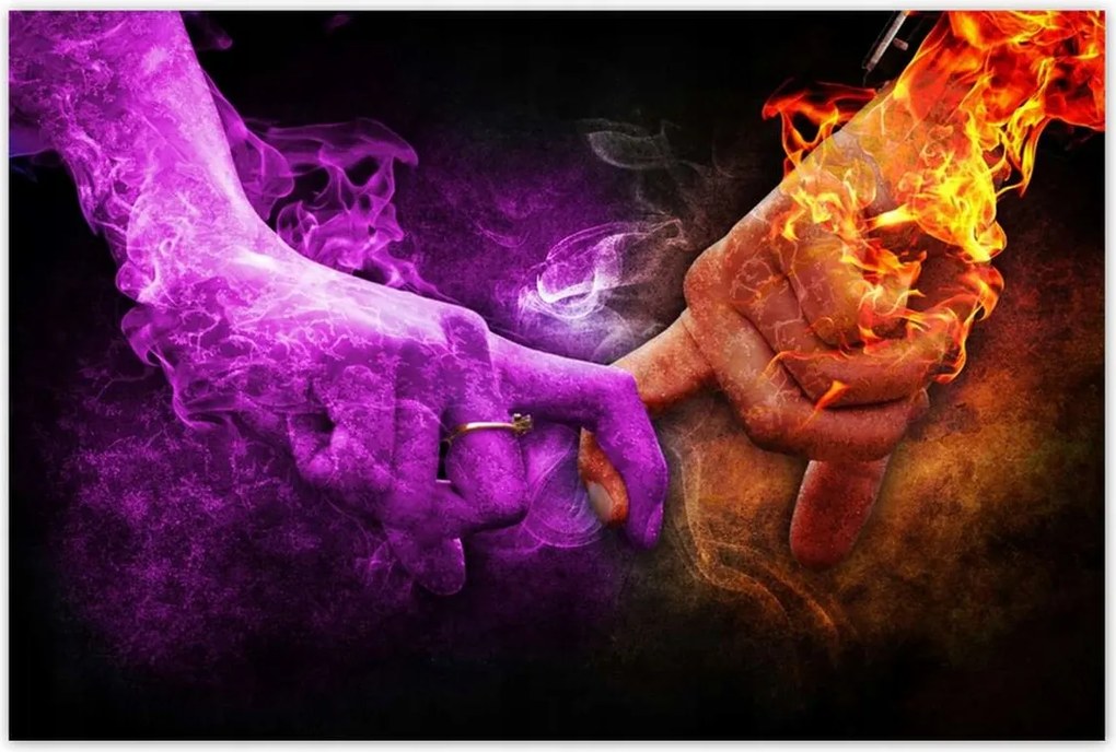 Poszterek 120x80 Szerelmes érintés