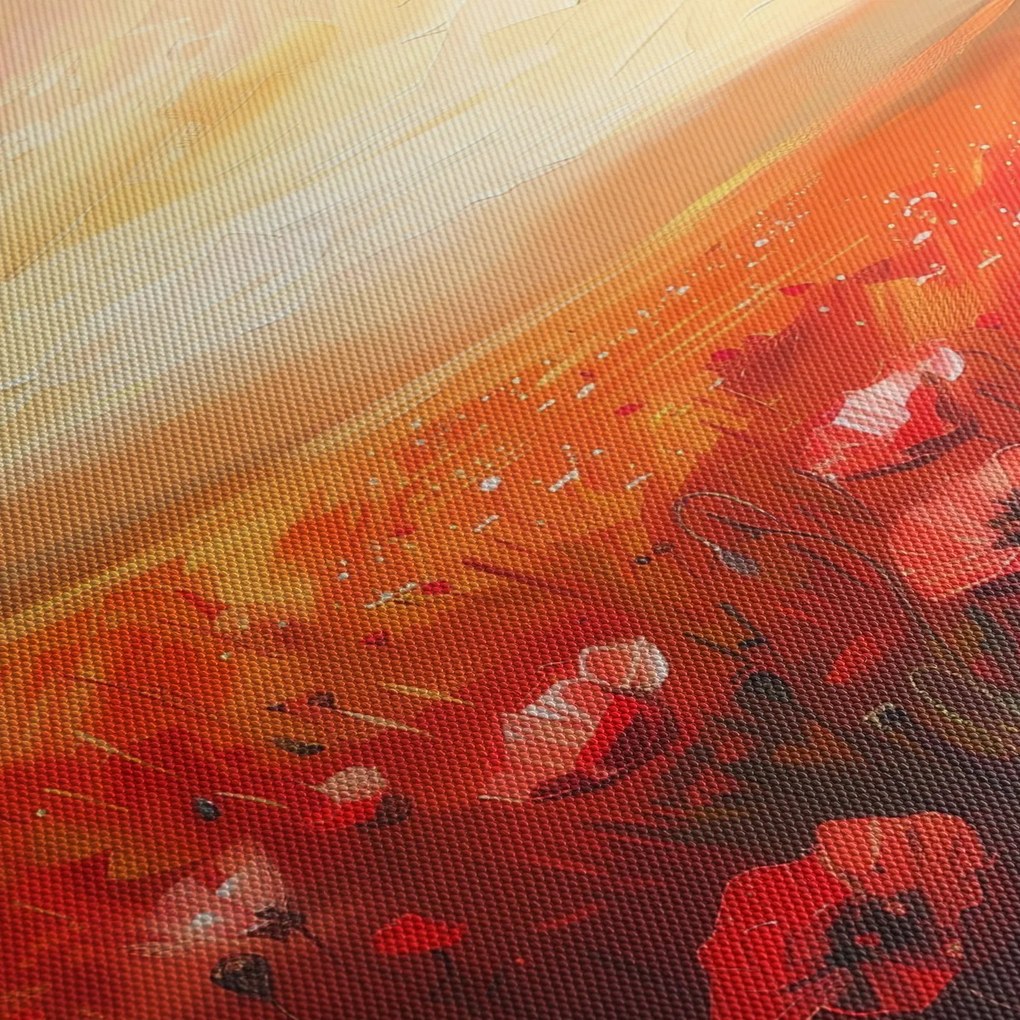 Kép - Mező pipacsok (120x50 cm)