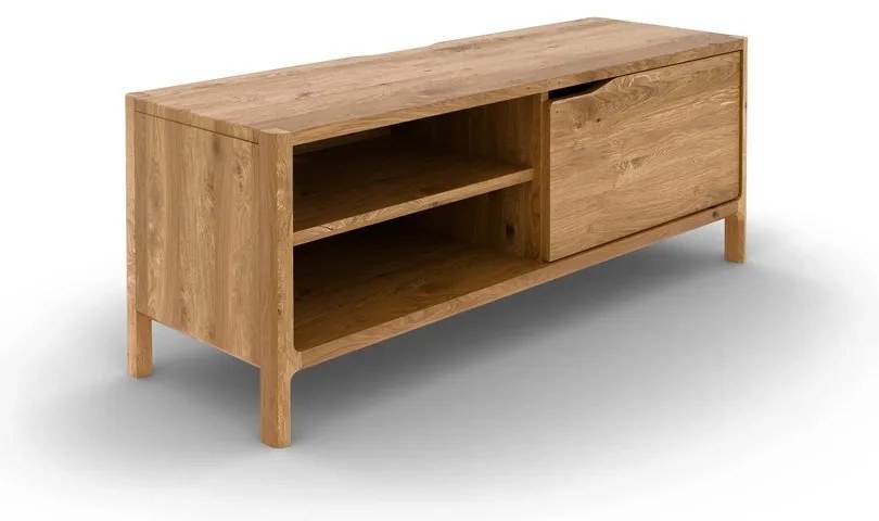 Natúr színű tölgyfa TV-állvány 111x48 cm Twig – The Beds