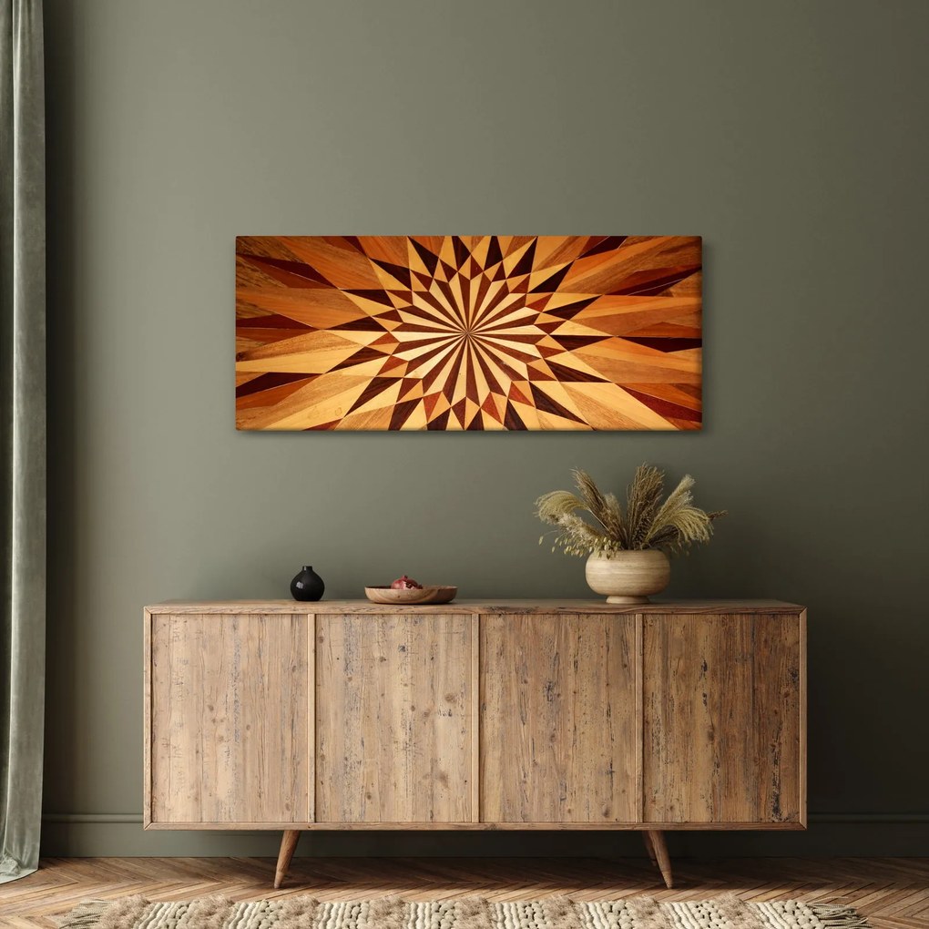 Kép - Fa kollázs (120x50 cm)