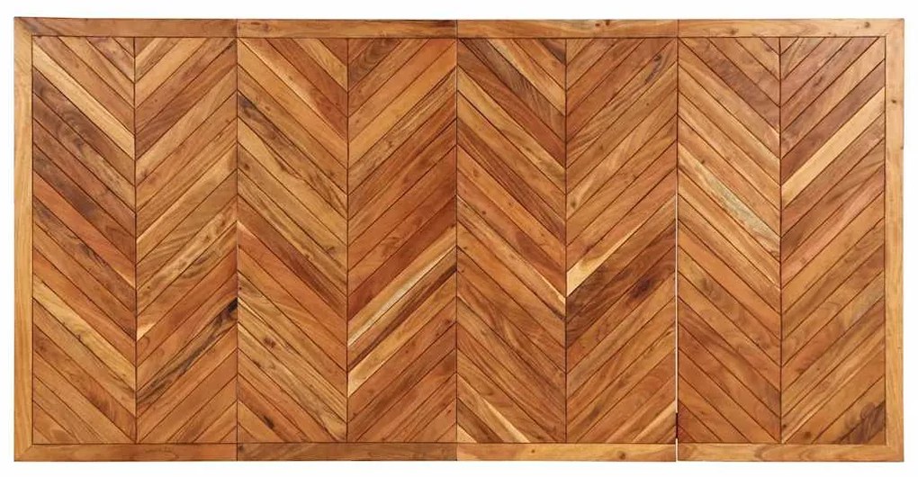 tömör akácfa étkezőasztal 200 x 100 x 75 cm