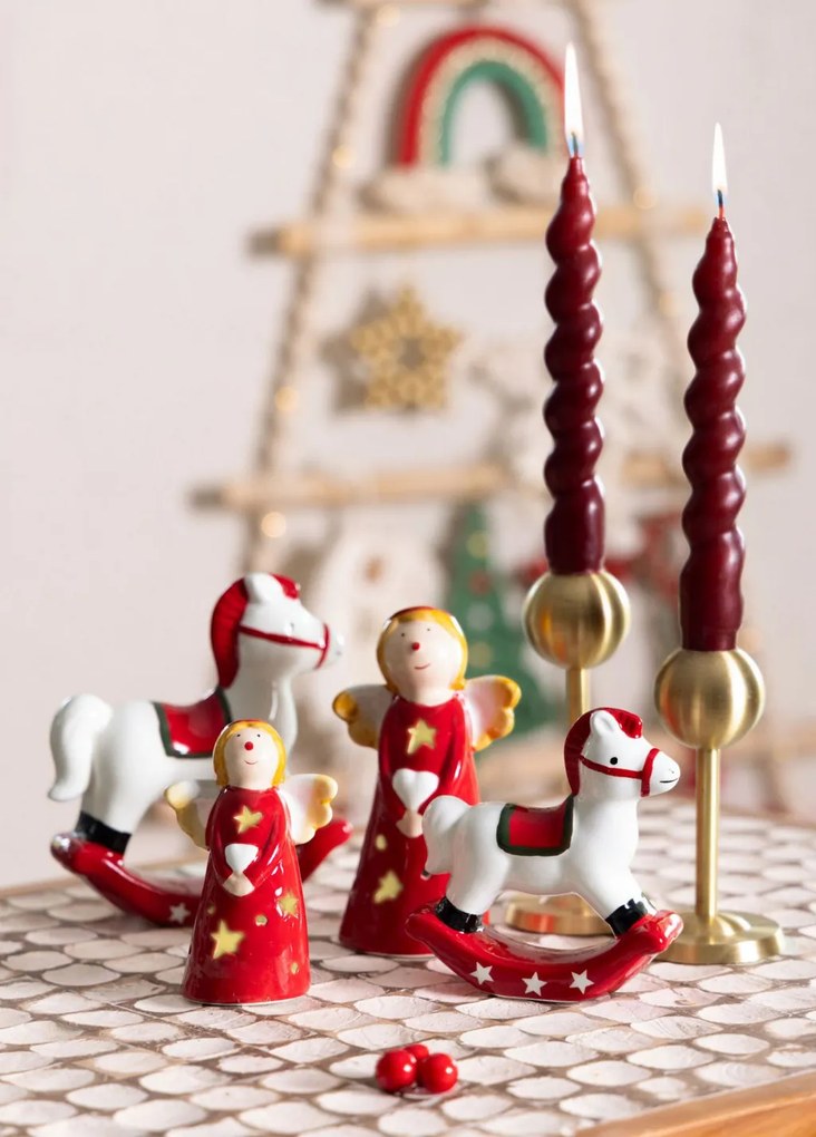Kerámia dísztárgy, 10×4 cm